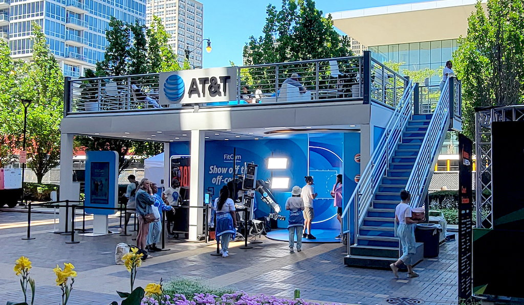 AT&T uses EventMAX at a WNBA sporting event