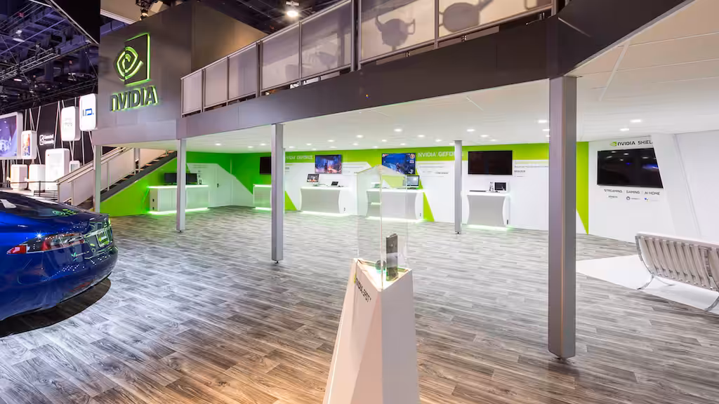 NVdia ExpoDECK exhibit booth