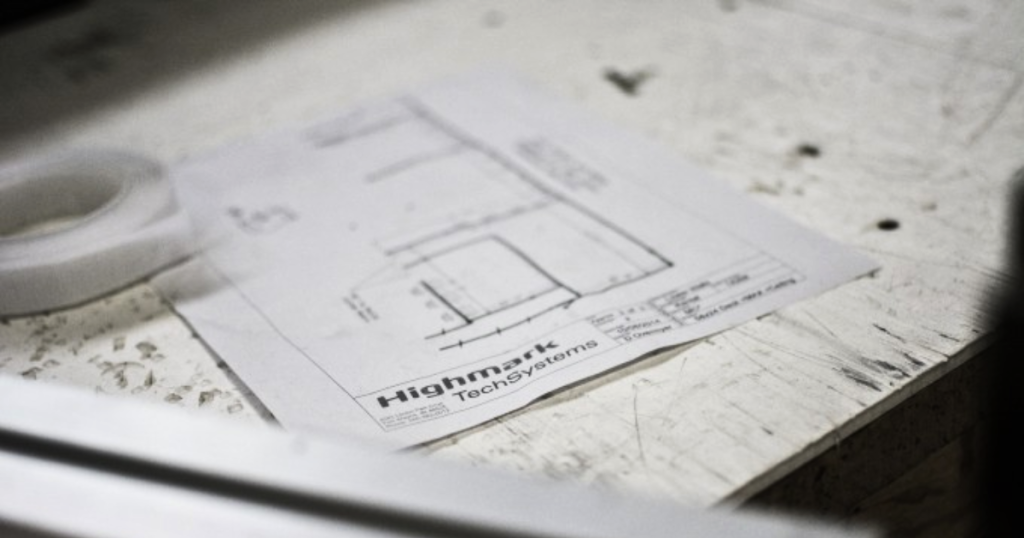 printed design of Highmark structure